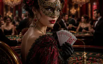 Casinothema als illustratieve afbeelding